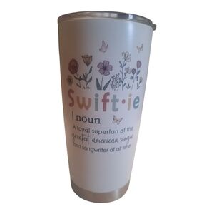 Floral Swiftie Double Wall Insulated Stainless Steel 20 oz Tumbler - New